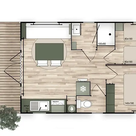 Eco-lodge Lou Pantaï Camping